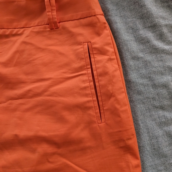 J. Crew women's size 4 orange skirt nwot - Picture 2 of 5
